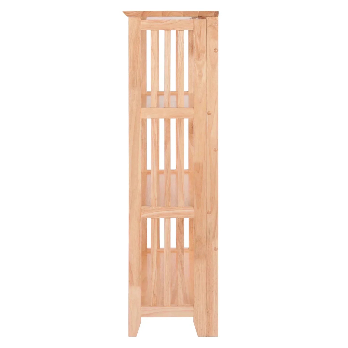 3-Section Foldable Shelf, Natural Finish