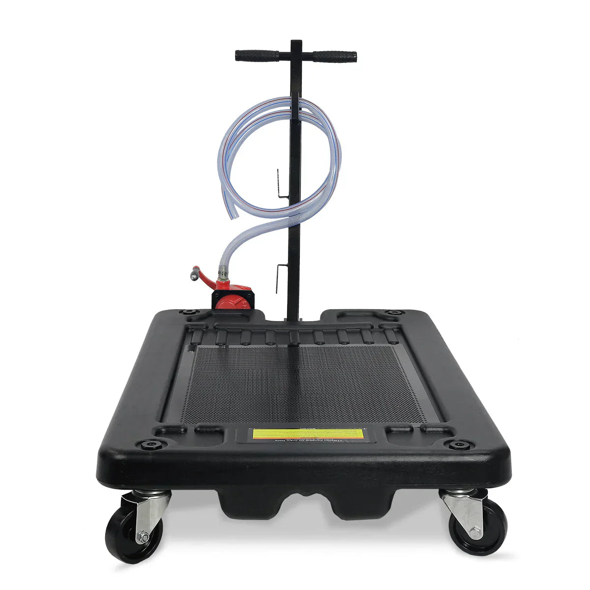 Oil Drain Container 17 Gallon w/Pump Hose Low Profile Car Drainer