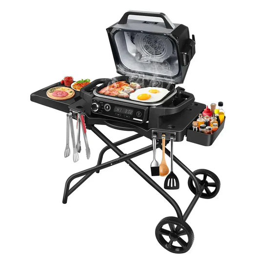 Collapsible Grill Stand for Ninja Woodfire Grill, Traeger, Pit Boss, and 22" Blackstone Griddle
