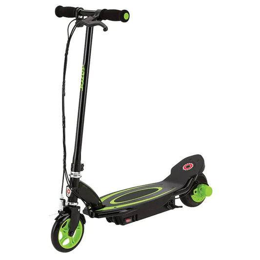 Electric Scooter with Hub Motor & Push-Button Throttle, Ages 8+