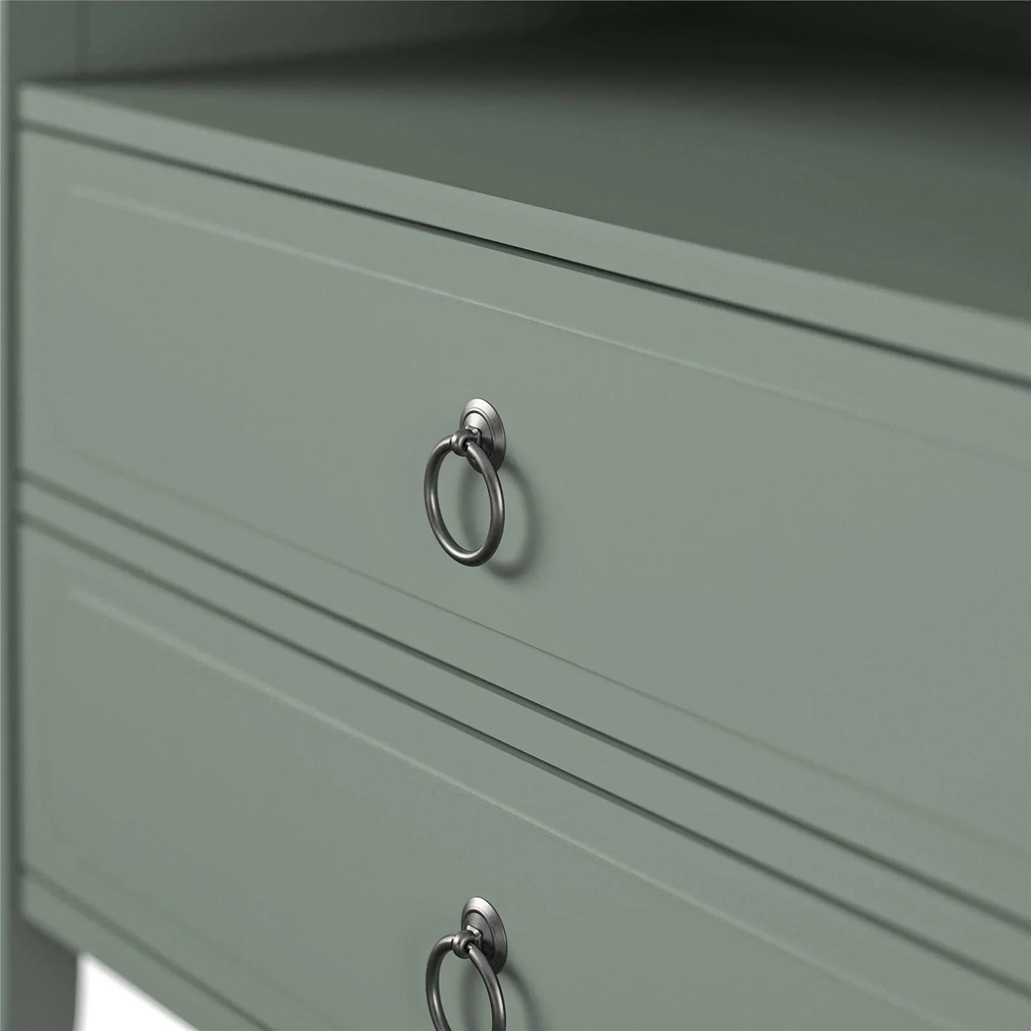 Drawer Nightstand, Green