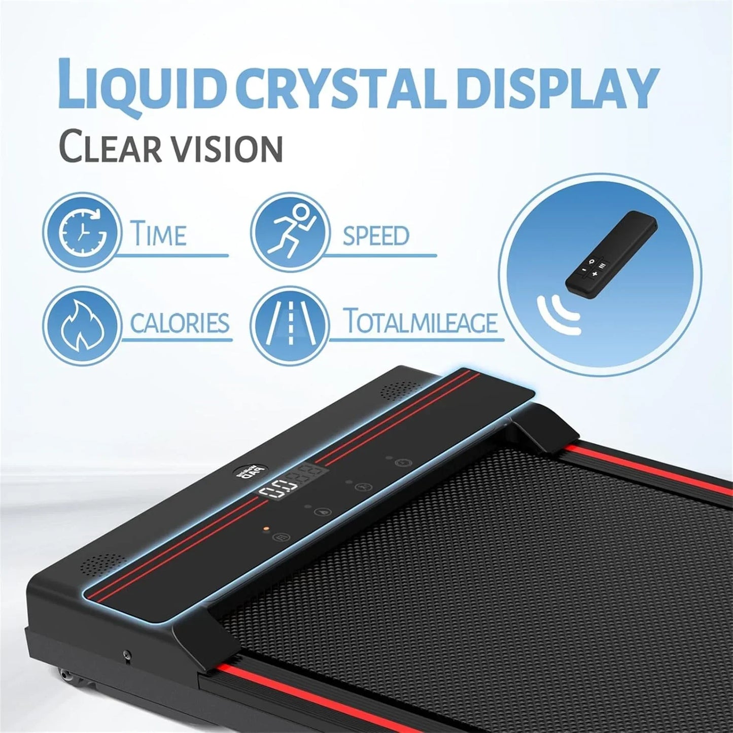 Walking Vibration Pad with APP, 3 in 1 Under Desk Treadmill, 2.5HP Low Noise Walking Treadmill Pad with Remote Control,Portable Treadmills for Home Office