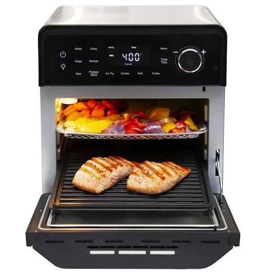 Smart Grill with Combo Cooking & Air Frying Capabilities