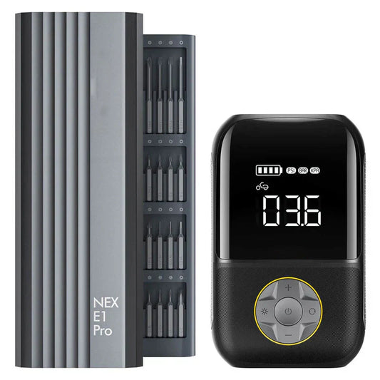 X8 Tire Inflator and E1 PRO Precision Electric Screwdriver