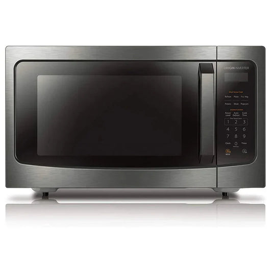 Air Fryer Combo 8-in-1 Countertop Microwave Oven, with Convection, Broil, Odor Removal Mode, 12.4" Position Memory Turntable, Child-Lock, 1.0 Cu.ft, Black Stainless Steel, ML2-EC10SA(BS)