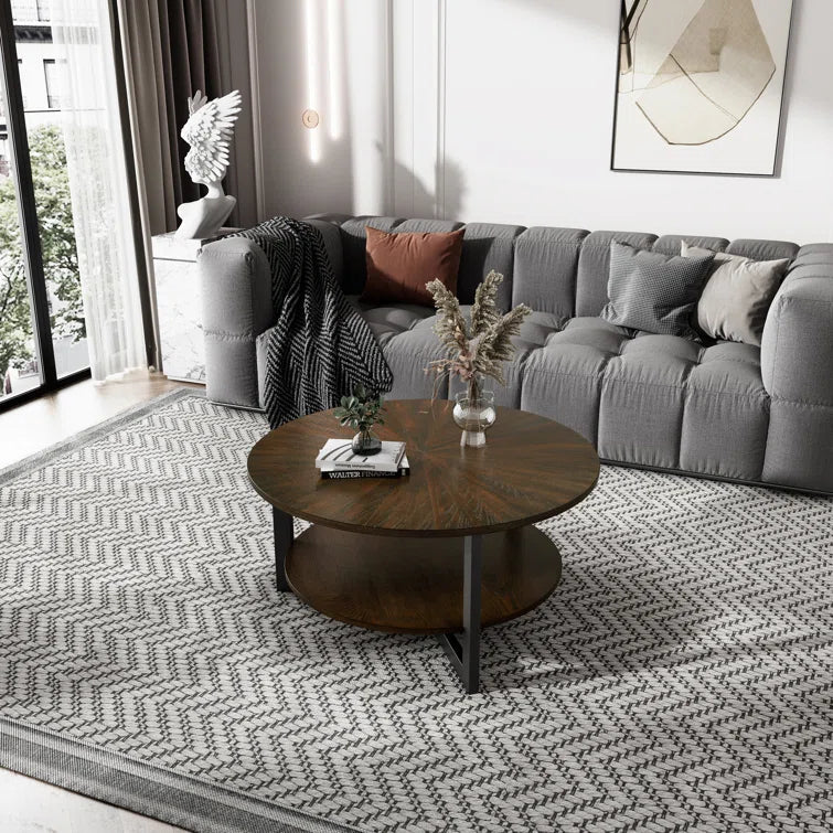 Frame Coffee Table with Storage