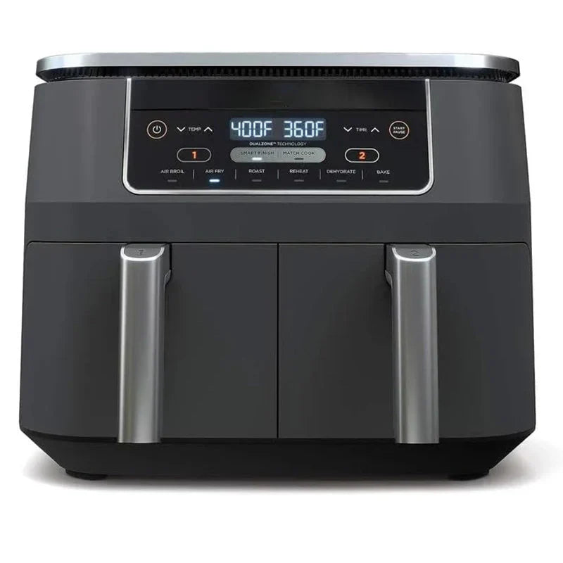 DZ401 Foodi 10 Quart 6-in-1 DualZone XL 2-Basket Air Fryer with 2 Independent Frying Baskets