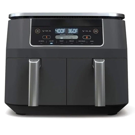DZ401 Foodi 10 Quart 6-in-1 DualZone XL 2-Basket Air Fryer with 2 Independent Frying Baskets