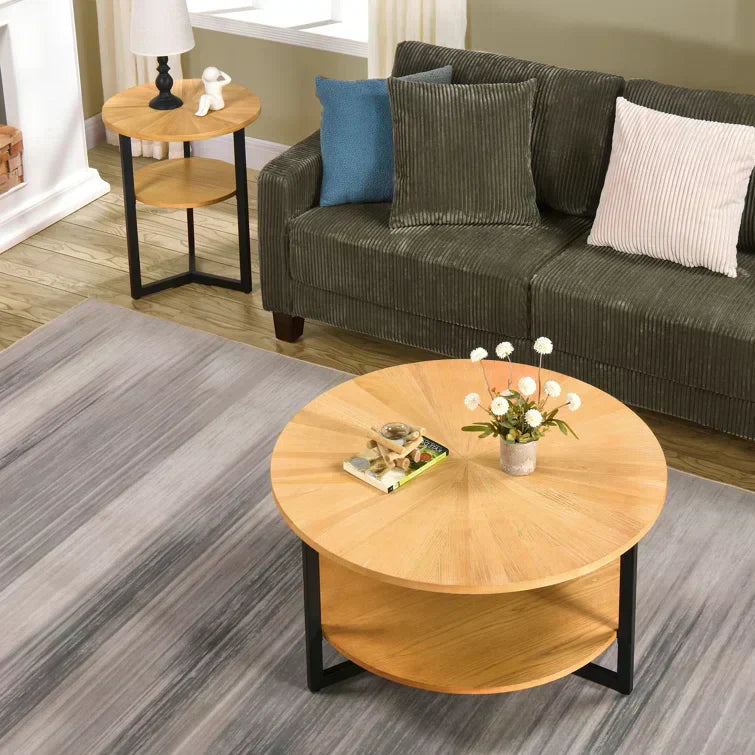 Frame Coffee Table with Storage