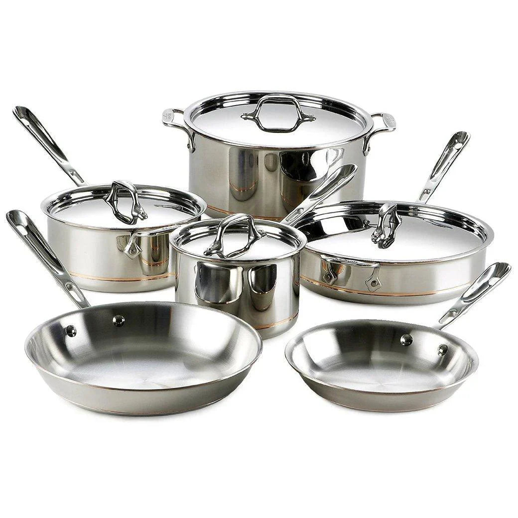 Copper Core 10 Piece Cookware Set