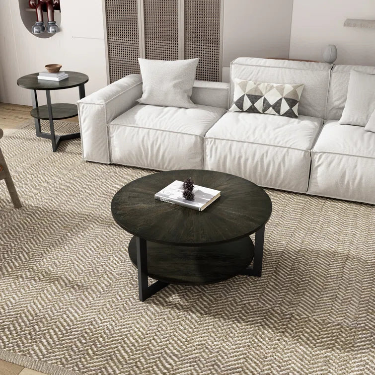 Frame Coffee Table with Storage