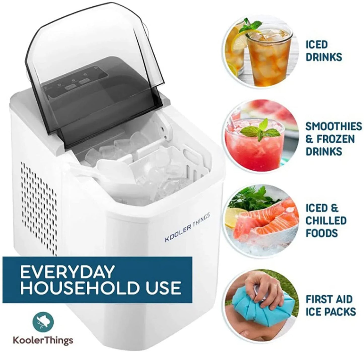 Ice Maker Ice Cube Maker, Ice Making Countdown LED