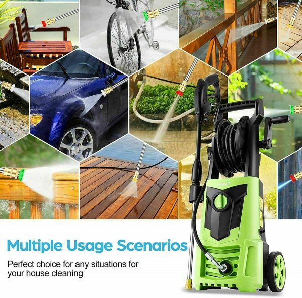 Electric Pressure Washer 3000PSI, 2.4GPM High Power Washer Cleaner NEW