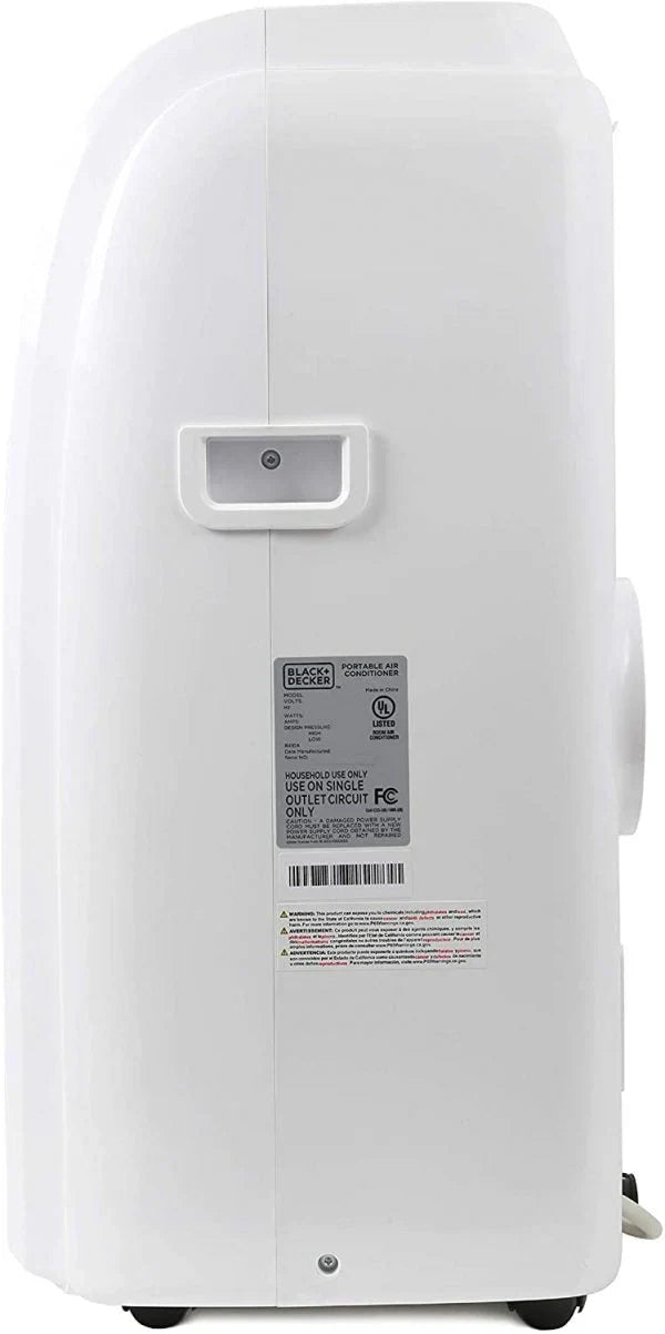 14,000 BTU Portable Air Conditioner with Heat and Remote Control, White