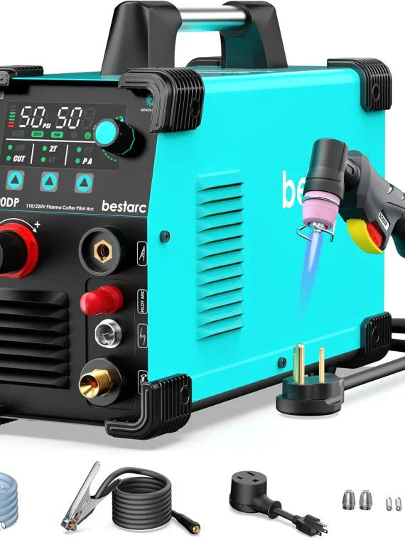 BTC500DP 7th Gen 50A Plasma Cutter, Dual Voltage 110/220V, Digital Display