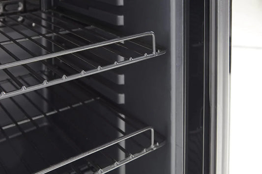 80L Glass Fronted Under Counter Fridge, Wine Beer and Beverage Cooler