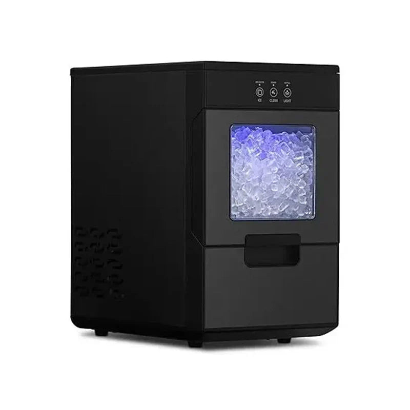 Nugget Countertop Ice Maker with Self-Cleaning Function, Refillable Water Tank, Perfect for Kitchens, Offices, Home Coffee Bars, and More