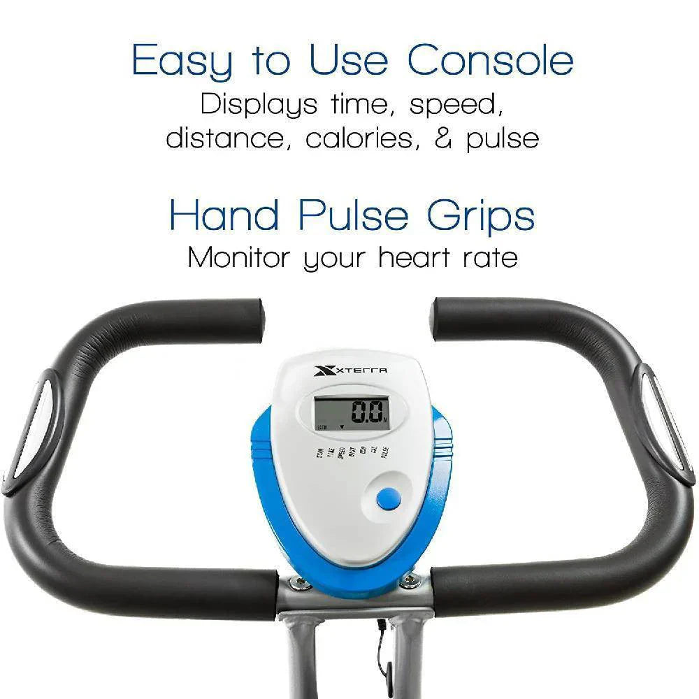 FB350 Folding Exercise Bike, Silver