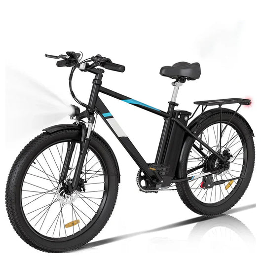 BK3M 500W Electric Bike, 26′′x3.0′′, 36V/15Ah, Shimano 7-Speed, Carbon Steel, IP54 Waterproof