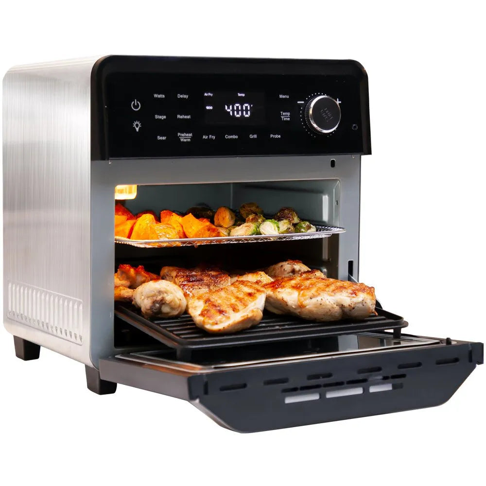 Smart Grill with Combo Cooking & Air Frying Capabilities