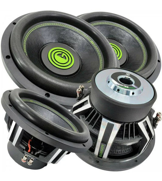 12 Inch 6000 Watt Car Audio Subwoofer w/ 2 Ohm DVC Power (2 Woofers)