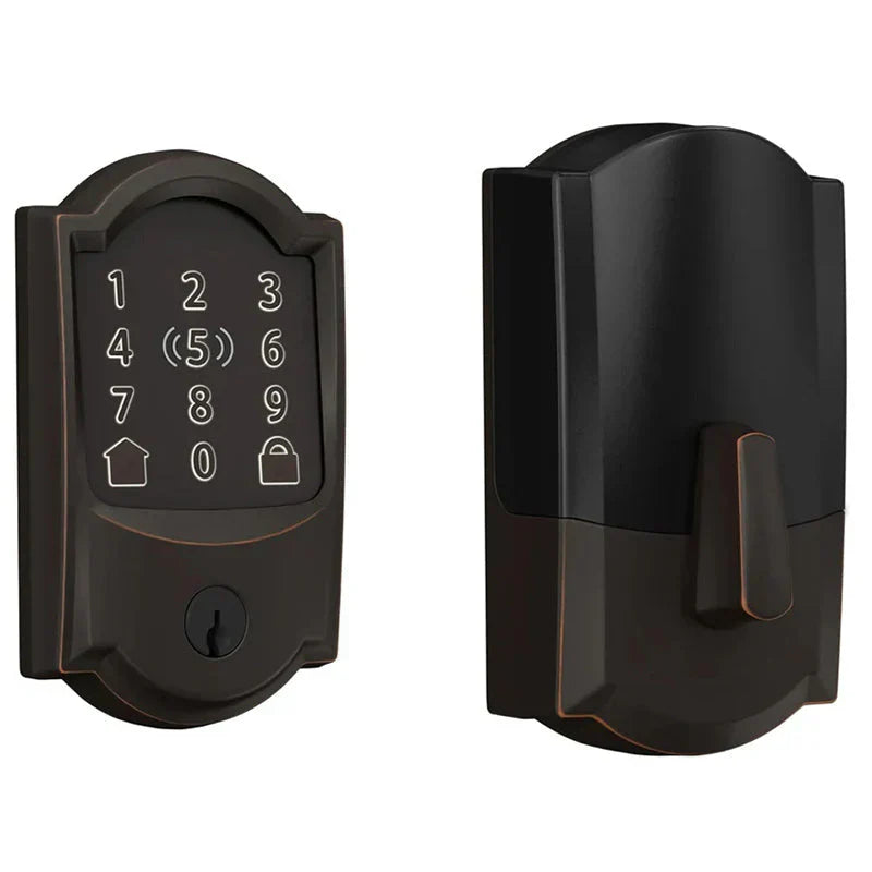 Encode Plus Smart Wi-Fi Lock for Front Door, Keyless Entry Deadbolt, Unlock with Apple Watch, Built-in WiFi and App Control, Easy Install, Alexa & Apple HomeKit Compatible, Matte Black