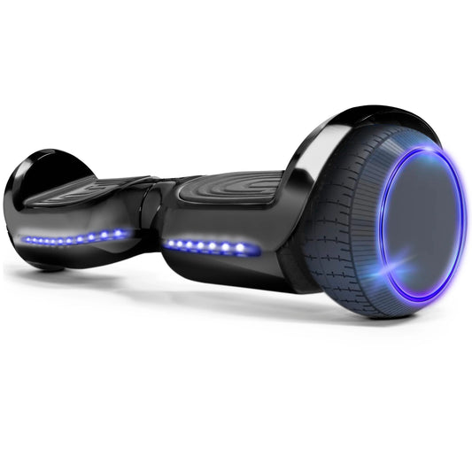 6" Hoverboard Self-Balancing Certified Bluetooth Speaker Black