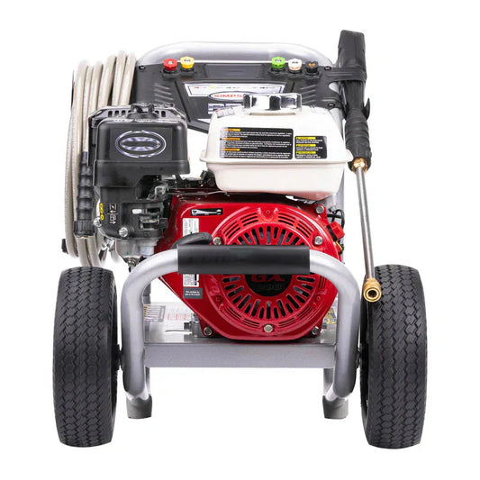 3700 PSI at 2.5 GPM HONDA GX200 with AAA Triplex Pump Cold Water Professional Gas Pressure Washer *Factory Serviced*