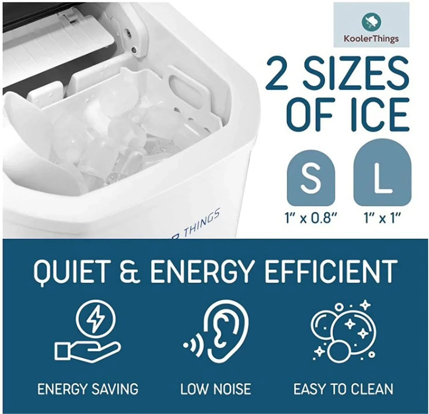 Ice Maker Ice Cube Maker, Ice Making Countdown LED