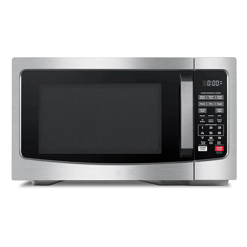 Air Fryer Combo 8-in-1 Countertop Microwave Oven, with Convection, Broil, Odor Removal Mode, 12.4" Position Memory Turntable, Child-Lock, 1.0 Cu.ft, Black Stainless Steel, ML2-EC10SA(BS)