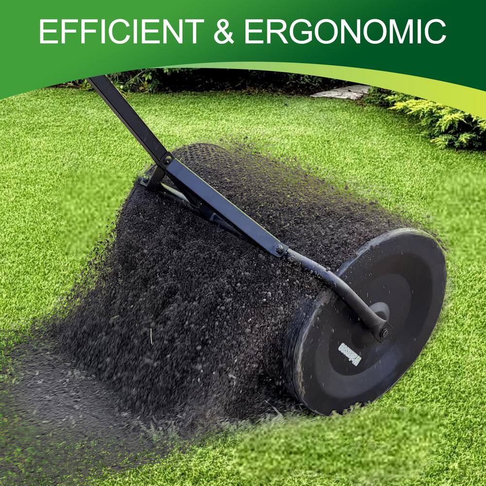 SP-001-JNN 24 in. Metal Handle Peat Moss Compost Spreader