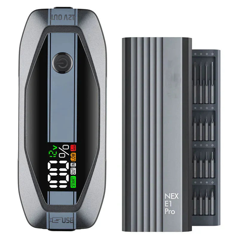 E1 PRO Precision Electric Screwdriver and  T8 APEX Jump Starter Standard Package