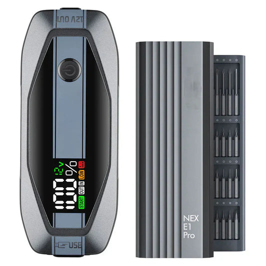 E1 PRO Precision Electric Screwdriver and  T8 APEX Jump Starter Standard Package