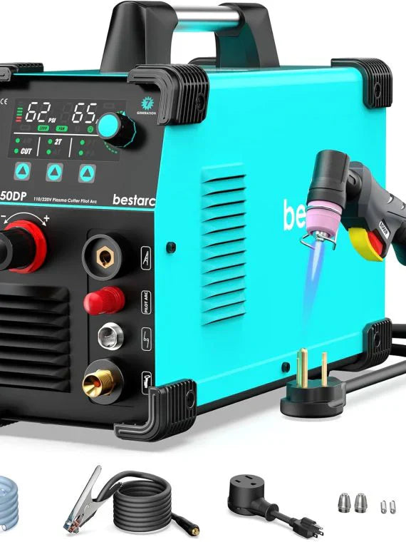 BTC500DP 7th Gen 50A Plasma Cutter, Dual Voltage 110/220V, Digital Display