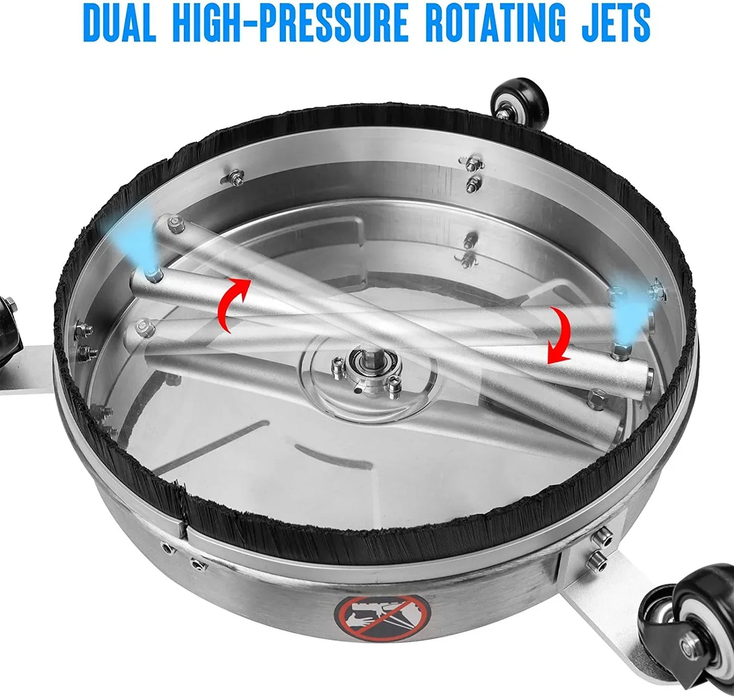 Stainless Steel Housing 1 4 Quick Connector, Power Washer Attachment with 2 Extension Wand, 2 Replacement Nozzles