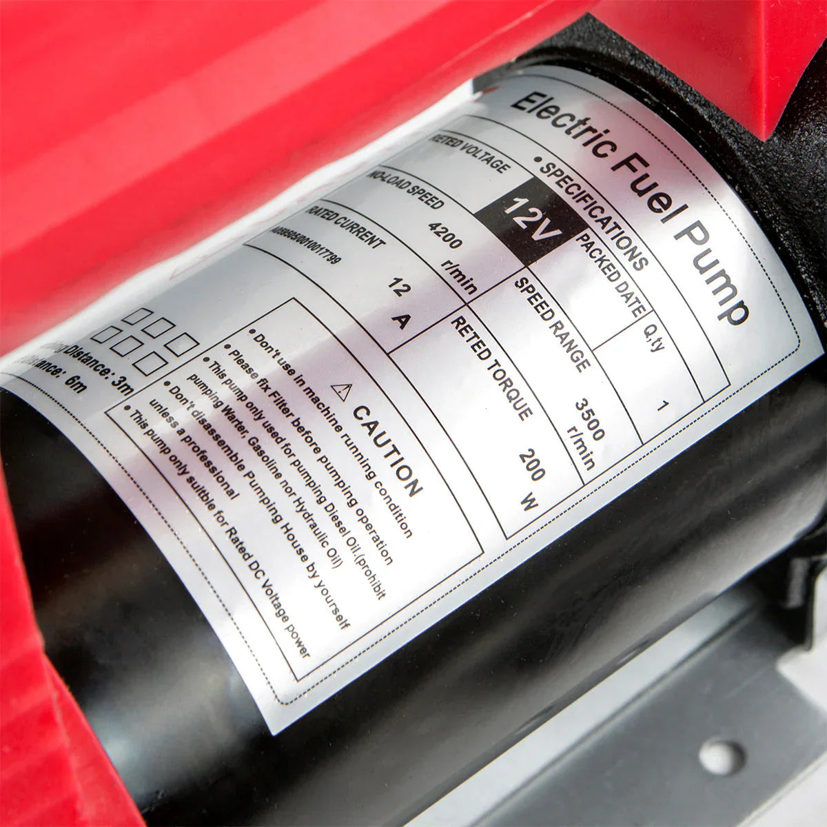 12V OIL Diesel Fuel Transfer Pump Extractor Pump Self Priming Pump