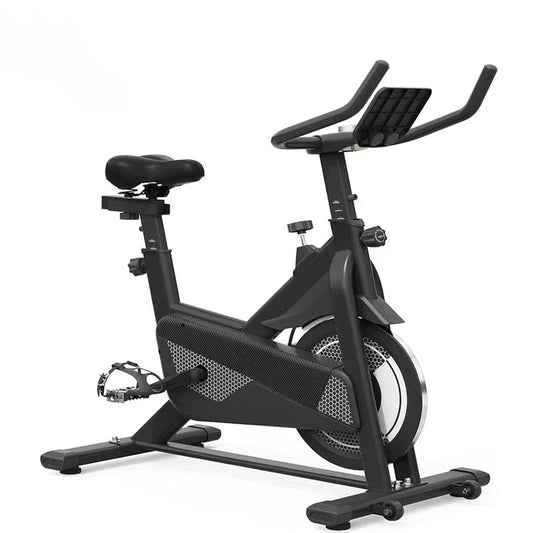 Exercise Bike, Stationary Bike Indoor Cycling Bike for Home Cardio Gym 300lbs Weight Capacity, Workout Bike with Heavy Flywheel, Seat Cushion, LCD Monitor, Optoelectronic Heart Rate,Silent Belt Drive