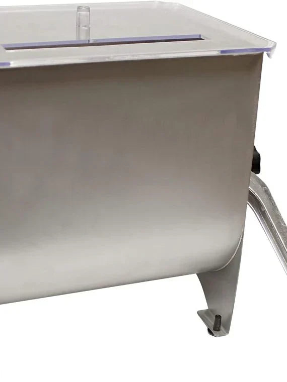 Manual Meat Mixer – 20 lb Sausage Mixer Machine with Lid, Ideal for Ground Beef Processing