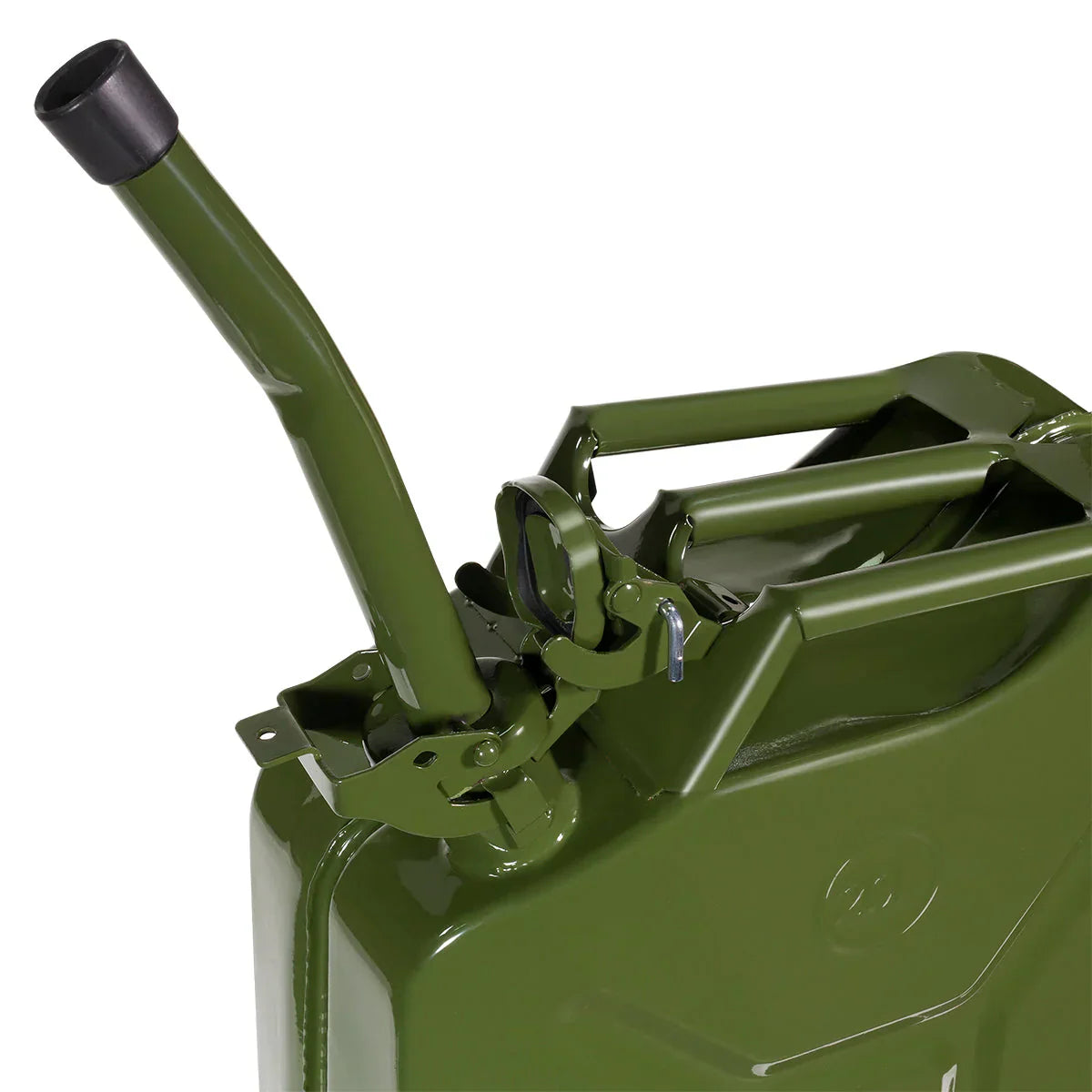Gallon 20L Jerry Can Gas Diesel Fuel Steel Tank Green Holder mount