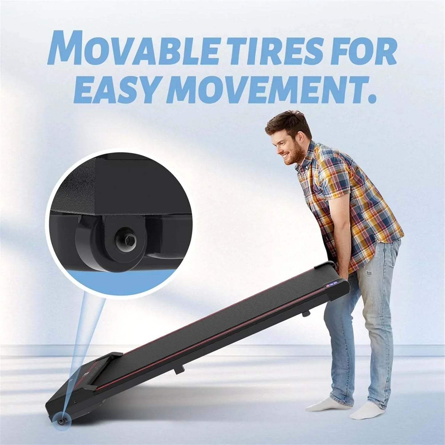 Walking Vibration Pad with APP, 3 in 1 Under Desk Treadmill, 2.5HP Low Noise Walking Treadmill Pad with Remote Control,Portable Treadmills for Home Office