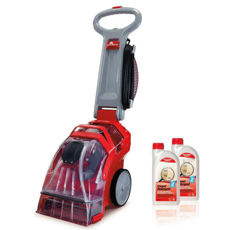 Deep Carpet Cleaner with 2 x 1L Carpet Detergent
